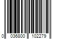 Barcode Image for UPC code 0036800102279