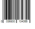 Barcode Image for UPC code 0036800134355