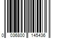 Barcode Image for UPC code 0036800145436