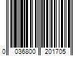 Barcode Image for UPC code 0036800201705