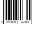 Barcode Image for UPC code 0036800367340