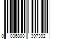 Barcode Image for UPC code 0036800397392