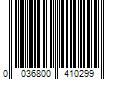 Barcode Image for UPC code 0036800410299