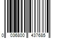 Barcode Image for UPC code 0036800437685