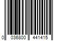 Barcode Image for UPC code 0036800441415