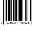 Barcode Image for UPC code 0036800451025