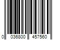 Barcode Image for UPC code 0036800457560