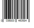 Barcode Image for UPC code 0036800460584