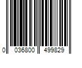 Barcode Image for UPC code 0036800499829