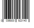 Barcode Image for UPC code 0036800923140