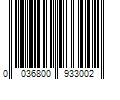 Barcode Image for UPC code 0036800933002