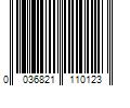 Barcode Image for UPC code 0036821110123