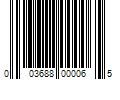 Barcode Image for UPC code 003688000065