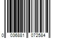 Barcode Image for UPC code 0036881072584