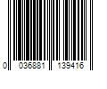 Barcode Image for UPC code 0036881139416