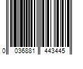 Barcode Image for UPC code 0036881443445