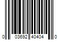 Barcode Image for UPC code 003692404040