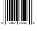 Barcode Image for UPC code 003694000080