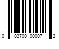 Barcode Image for UPC code 003700000073