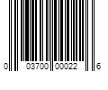 Barcode Image for UPC code 003700000226