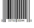 Barcode Image for UPC code 003700000448