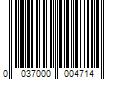 Barcode Image for UPC code 0037000004714