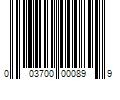 Barcode Image for UPC code 003700000899