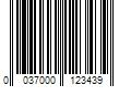 Barcode Image for UPC code 0037000123439