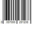 Barcode Image for UPC code 0037000231233