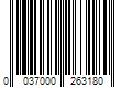 Barcode Image for UPC code 0037000263180