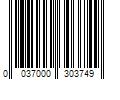 Barcode Image for UPC code 0037000303749