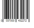 Barcode Image for UPC code 0037000432272