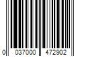 Barcode Image for UPC code 0037000472902