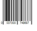 Barcode Image for UPC code 0037000748687