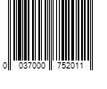 Barcode Image for UPC code 0037000752011