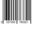 Barcode Image for UPC code 0037000763321