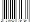 Barcode Image for UPC code 0037000764755