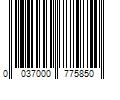 Barcode Image for UPC code 0037000775850