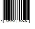 Barcode Image for UPC code 0037000800484