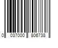 Barcode Image for UPC code 0037000806738