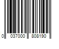 Barcode Image for UPC code 0037000808190