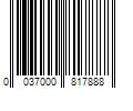 Barcode Image for UPC code 0037000817888