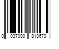 Barcode Image for UPC code 0037000818670