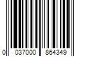 Barcode Image for UPC code 0037000864349