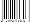 Barcode Image for UPC code 0037000867401