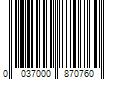 Barcode Image for UPC code 0037000870760