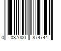 Barcode Image for UPC code 0037000874744