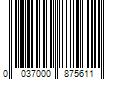 Barcode Image for UPC code 0037000875611