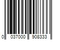 Barcode Image for UPC code 0037000908333