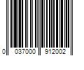 Barcode Image for UPC code 0037000912002